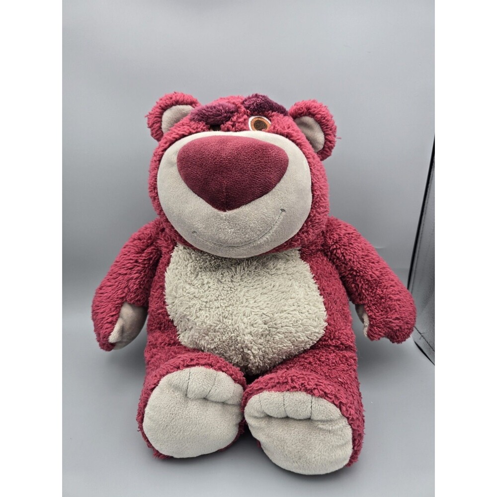 Disney Store Toy Story Lotso Huggin Bear 13" Plush Strawberry Scented Medium